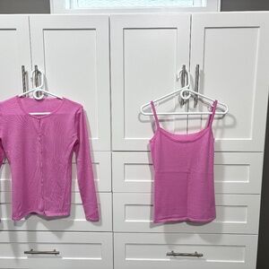 100% cashmere sweater set